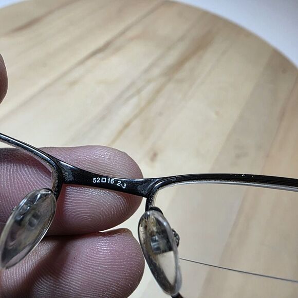 ARMANI EXCHANGE Eyeglasses Black With Mother of Pearl AX221 65Z 135 Frame Only - Picture 8 of 10